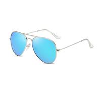 LumiSyne Retro Gafas De Sol Para Hombre Mujer Estilo Piloto Gafas Polarizadas Protección UV 400 Lente Espejo Marco De Metal Para Conducir Viajar