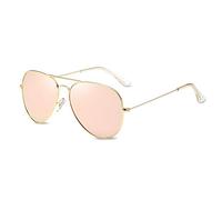 LumiSyne Retro Gafas De Sol Para Hombre Mujer Estilo Piloto Gafas Polarizadas Protección UV 400 Lente Espejo Marco De Metal Para Conducir Viajar