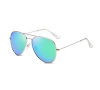 LumiSyne Retro Gafas De Sol Para Hombre Mujer Estilo Piloto Gafas Polarizadas Protección UV 400 Lente Espejo Marco De Metal Para Conducir Viajar