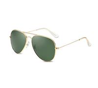 LumiSyne Retro Gafas De Sol Para Hombre Mujer Estilo Piloto Gafas Polarizadas Protección UV 400 Lente Espejo Marco De Metal Para Conducir Viajar