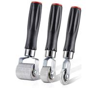 LUMITECO Rodillo de costura de sonido para coche, 3 unidades, tapete de reducción de calor, herramienta de aislamiento acústico para automóvil, instalación de aplicación de amortiguador de sonido,