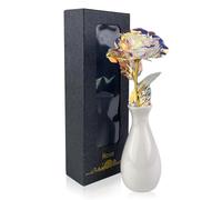 LUMITERRA Rosa Eterna, Regalos Originales para Mujer Rosa Bella y Bestia con Regalo para Mama Novia Esposa para Día de San Valentín Aniversario Día de la Madre Bodas Cumpleaños Navidad