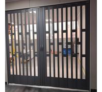 Lumivex Puertas Plegables Puerta Plegable Tipo acordeón de PVC for Armario, Incluye Tirador, fácil instalación.(203x152cm/80x60in)