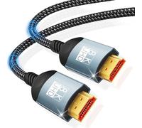 Lumivtx Cable HDMI de 0,5m,10K 8K,ultra alta velocidad 10K,8K@60 Hz 4K@240Hz,compatible con HDMI 2.1,HDR10+,eARC,3D,HDCP 2.2y2.3,VRR,DTS:X,compatible con PS5/4,X-Box,HDTV,monitor,portátil y proyector