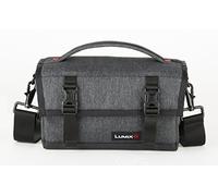 LUMIX DMW-PS10 - Bolsa de Hombro (compacta, 3 L, Base Impermeable, asa Resistente), Color Gris y Negro