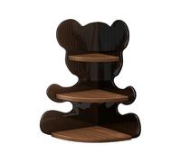 LUMIYAO El Estante de Almacenamiento multifunción Esquina Escritorio acrílico es un artefacto for la utilización del Espacio en Las Esquinas Apartamentos pequeños(Black,Type A)