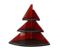 LUMIYAO El Estante de Almacenamiento multifunción Esquina Escritorio acrílico es un artefacto for la utilización del Espacio en Las Esquinas Apartamentos pequeños(Red,Type B)