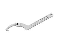 LUMIYAO Llave de media móvil, herramienta ajuste amortiguador, cilindro medidor agua, llave tuerca redonda(X-Large)