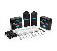 LUMMIC 8 Teams Kit - Luces de reacción. Entrenamiento con Luces de reacción lumínica y auditiva. Mejora Velocidad, Reflejos, Memoria y Movilidad.