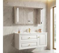 LumoHaus Mueble Baño con Lavabo, Armario Baño, Muebles de Baño, Mueble Lavabo, Mueble Bajo Lavabo, Mueble de Baño, Mueble de Baño con Lavabo, Muebles de Baño con Lavabo y Es