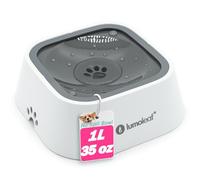 LumoLeaf - Cuenco de Agua para Perros (1 L, antisalpicaduras, antifugas, dispensador de Agua para Gatos y Mascotas