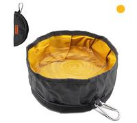 LumoLeaf Cuenco plegable de viaje para perros, 8 tazas, cuenco plegable grande y ligero, cuencos para agua y comida para mascotas, perros, gatos con cremallera