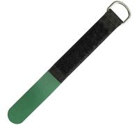 Lumonic 10 Pieza Bridas de velcro negro/verde | 600x38mm | cruzado | Robusto ojal metálico, el velcro del cable puede reutilizarse varias veces | Gestión y organización sencillas de los cables