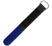 Lumonic 10 Pieza Cierre de Gancho + cierre negro/azul | 800x38mm | normal | Robusto ojal metálico, el hook + look del cable puede reutilizarse varias veces | Gestión y organización sencillas de los