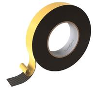 Lumonic 10m Cinta de sellado EPDM Autoadhesivo 30mm x 1mm | Cinta de sellado de espuma de caucho para ventanas y puertas | Junta de ventana, junta de puerta, junta de goma para protección contra el fr