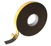Lumonic 10m Cinta de sellado EPDM Autoadhesivo 30mm x 3mm | Cinta de sellado de espuma de caucho para ventanas y puertas | Junta de ventana, junta de puerta, junta de goma para protección contra el fr