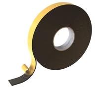 Lumonic 10m Cinta de sellado EPDM Autoadhesivo 30mm x 4mm | Cinta de sellado de espuma de caucho para ventanas y puertas | Junta de ventana, junta de puerta, junta de goma para protección contra el fr