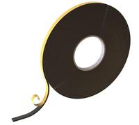 Lumonic 10m EPDM cinta de estanqueidad autoadhesiva 10mm x 3mm I estanqueidad para ventanas y puertas I junta de ventana puerta caucho para protección contra el frío