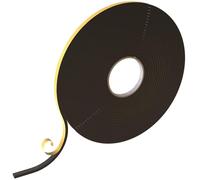 Lumonic 10m EPDM cinta de estanqueidad autoadhesiva 10mm x 5mm I estanqueidad para ventanas y puertas I junta de ventana puerta caucho para protección contra el frío