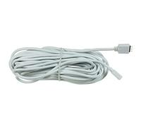 Lumonic 10m RGB LED cable de extensión conector blanco de 4 Pin es hembra y macho - RGB dimensiones del cable 13x6mm - Para la fuente de alimentación o de extensión