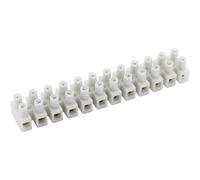 Lumonic 10x terminal de lustre para tamaños de cable de 0,5-2,5mm² I Para hasta 3 amperios y 380 voltios I Terminales de lustre en una fila de 12 terminales de conexión de cobre