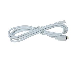 Lumonic 1m RGBW LED cable de extensión blanco conector de 5 Pin es hembra y macho - RGB dimensiones del cable 16x6mm - Para la fuente de alimentación o de extensión