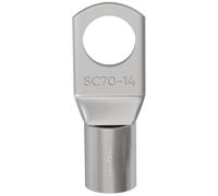 Lumonic 1x El cable tubular 70mm² en blanco | M14 | Cobre estañado | Conexión de cables sin soldadura | SC70-14, Terminal de cable de engaste, conector de engaste | Vehículo de motor, ingeniería mecán
