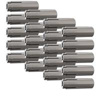 Lumonic 20x Anclaje M8 x 30 Galvanizado I Para utilizar como anclaje metálico, anclaje de perno, anclaje de rayo I Para diversos tipos de fijaciones pasantes