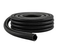 Lumonic 25m Tubo Ondulado ranurado | Diámetro Interior 4,5mm | -40...+125°C | Polipropileno ignífugo | Solar, cableado doméstico, automóvil, Armario de distribución
