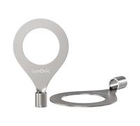Lumonic 25x Terminal de cable de anillo 1,5-2,5mm² en blanco | M12 | Cobre estañado | Conexión segura del cable sin soldaduras | Terminal de cable sin aislamiento | Vehículo de motor, ingeniería mecán