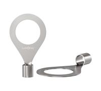 Lumonic 25x Terminal de cable de anillo 4,0-6,0mm² en blanco | M12 | Cobre estañado | Conexión segura del cable sin soldaduras | Terminal de cable sin aislamiento | Vehículo de motor, ingeniería mecán