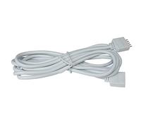 Lumonic 2m RGBW LED cable de extensión blanco conector de 5 Pin es hembra y macho - RGB dimensiones del cable 16x6mm - Para la fuente de alimentación o de extensión