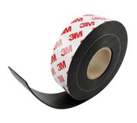Lumonic 5m Cinta magnética | 30x1mm | Flexible, autoadhesivo, se puede cortar a medida, sin taladrar | Mosquitera, escuela y pizarra