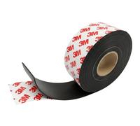 Lumonic 5m Cinta magnética | 40x1mm | Flexible, autoadhesivo, se puede cortar a medida, sin taladrar | Mosquitera, escuela y pizarra
