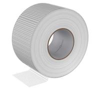 Lumonic 90m Cinta de juntas para tabiquería seca y Rigips Autoadhesiva I Cinta de tejido de 100mm de ancho de fibra de vidrio I Cinta de malla cinta para grietas o esquinas