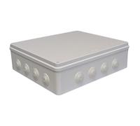 Lumonic Caja de Derivación Blanca 400x350x120mm Con 16 Aberturas - Montaje en Superficie IP65