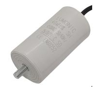Lumonic Condensador de arranque 40µF 450V | con Cable I 45x84mm I 40uF I Condensador de motor con carcasa de plástico I Condensador de funcionamiento I para bombas, cortacéspedes, herramientas