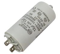 Lumonic condensador de arranque 416.10.17 A [in nchufe 6,3x0,8mm] | condensador de motor 12µF 400V 36x70mm I condensador en caja de plástico aisla