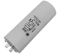 Lumonic condensador de arranque 416.10.30 A [in lavija 6,3x0,8mm] | condensador de motor 50µF 400V 45x117mm I condensador en caja de plástico aisl