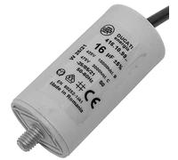 Lumonic condensador de arranque 416.10.99 B [in able 35cm] | condensador de motor 16µF 425V 36x70mm I condensador en caja de plástico aislada