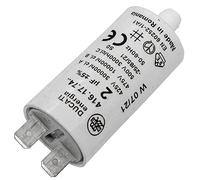 Lumonic condensador de arranque 416.17.27 B [in nchufe 6,3x0,8mm] | condensador de motor 2µF 450V 25x49mm I condensador en caja de plástico aislad