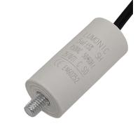 Lumonic Condensador de arranque 5µF 450V | con Cable I 26x55mm I 5uF I Condensador de motor con carcasa de plástico I Condensador de funcionamiento I para bombas, cortacéspedes, herramientas