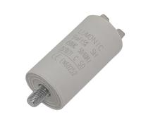 Lumonic Condensador de arranque 9µF 450V | con Enchufe I 30x60mm I 9uF I Condensador de motor con carcasa de plástico I Condensador de funcionamiento I para bombas, cortacéspedes, herramientas