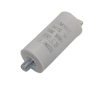 Lumonic Condensador de arranque con Enchufe I 3µF 450V I 26x55mm I 3uF I Condensador de motor con carcasa de plástico I Condensador de funcionamiento