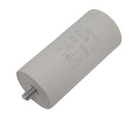 Lumonic Condensador de arranque con Enchufe I 50µF 450V I 45x100mm I 50uF I Condensador de motor con carcasa de plástico I Condensador de funcionamien