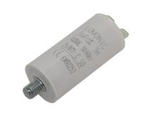 Lumonic Condensador de arranque con Enchufe I 5µF 450V I 26x55mm I 5uF I Condensador de motor con carcasa de plástico I Condensador de funcionamiento