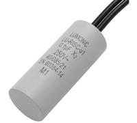 Lumonic I Condensador antiparasitario 0,1µF 250VAC I 15x35mm I -40 ...+85°C I 2 cables de conexión I I 0,1uF I Condensador CEM I para electrodomésticos, herramientas eléctricas, tecnología de la cons