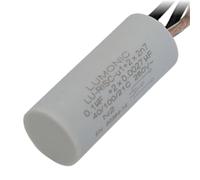 Lumonic I Condensador antiparasitario 0,1µF 2x2,7nF 250VAC I 15x35mm I -40…+100°C I 3 Cable de conexión I Radial I 0,1uF I Condensador CEM I para elec