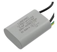 Lumonic I Condensador antiparasitario 0,4µF 2x2,5nF 250VAC I 42x30x14mm I -40...+85° I 3 Cable de conexión I I 0,4uF I Condensador CEM I para electrodomésticos, herramientas eléctricas, tecnología de