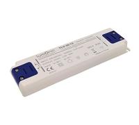 Lumonic I Transformador LED TLV-30-12 I 12V 30W I Input 220-240VAC I sin parpadeos I Protección contra sobrecargas I Fuente de alimentación LED I para iluminación LED